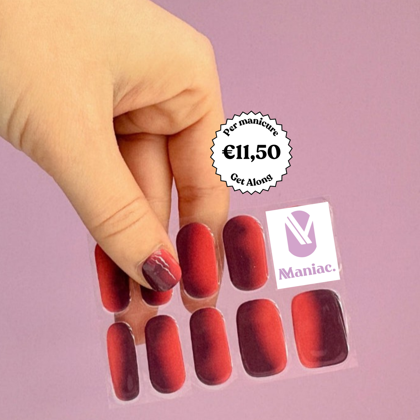 Get Along - Maniac gel nail stickers