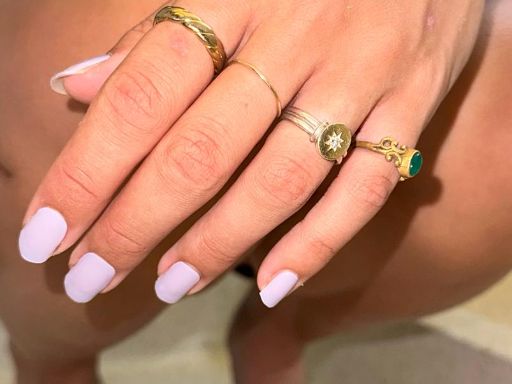 Giselle Grey  Maniac Nails Gellak Stickers Manicure rings
