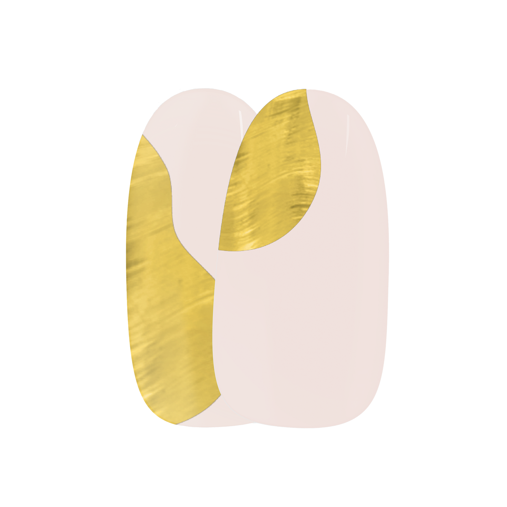 Gold Kisses Maniac gellak stickers Manicure Gold
