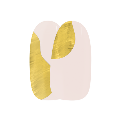 Gold Kisses Maniac gellak stickers Manicure Gold