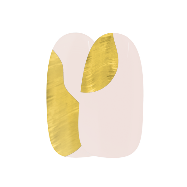 Gold Kisses Maniac gellak stickers Manicure Gold