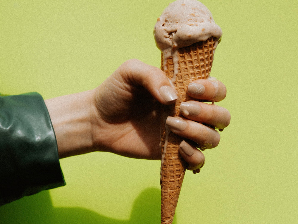 Hazelnut Maniac Nails gellak stickers Manicure Solid Brown ice cream