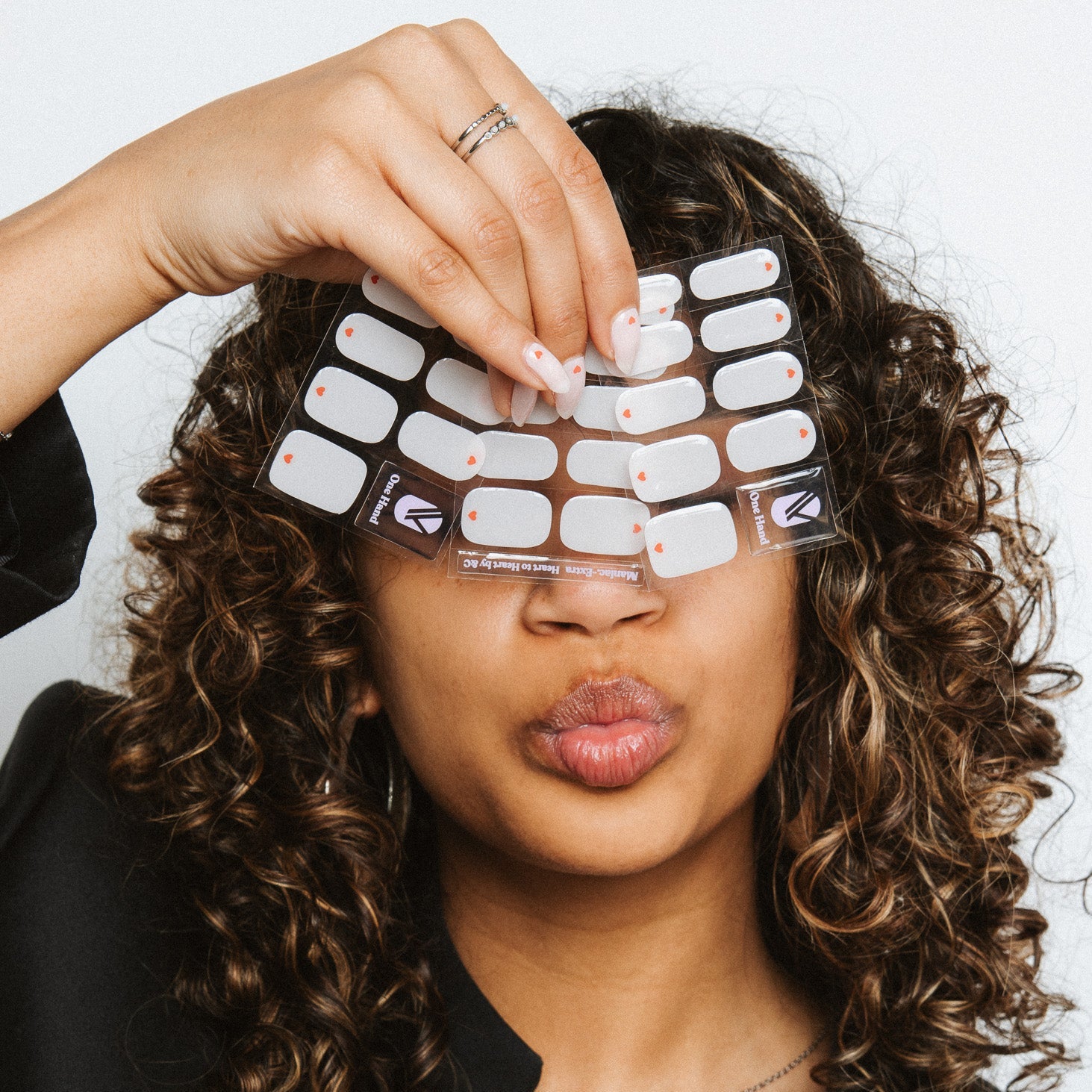 Heart to Heart by &C Maniac Nails Manicure Gellak Stickers 3 Sheets Nail Art Lips Curls Hearts