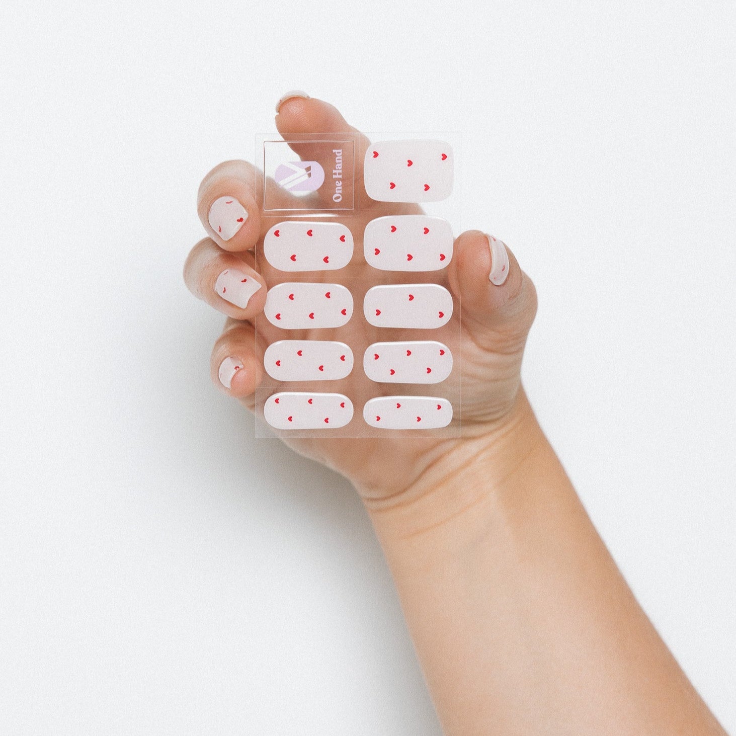Heartbeats Maniac gellak stickers Manicure heart red sheet