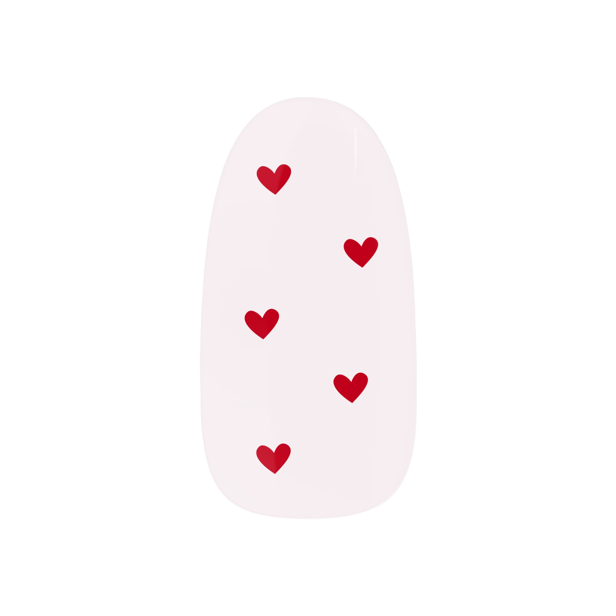 Heartbeats Maniac gellak stickers Manicure heart red