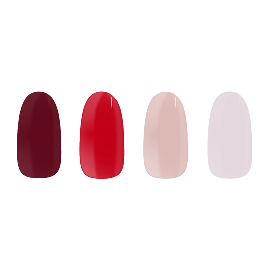 i'm ready bundle rood beige maniac nails stickers 