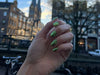 Jade Jewel Maniac Nails Green Chrome Manicure Gellak Stickers amsterdam