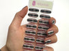 Komodo Craze Maniac Nails  Gellak Stickers Nail Art  sheet
