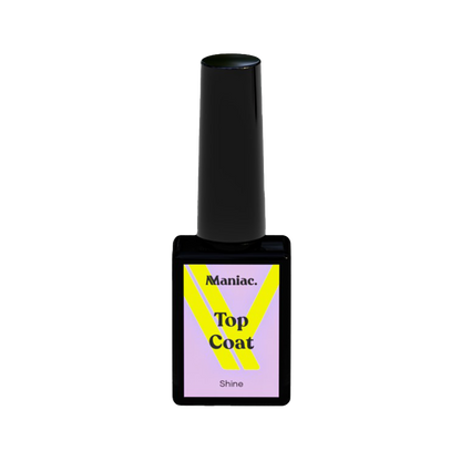 Maniac top coat nagel stickers