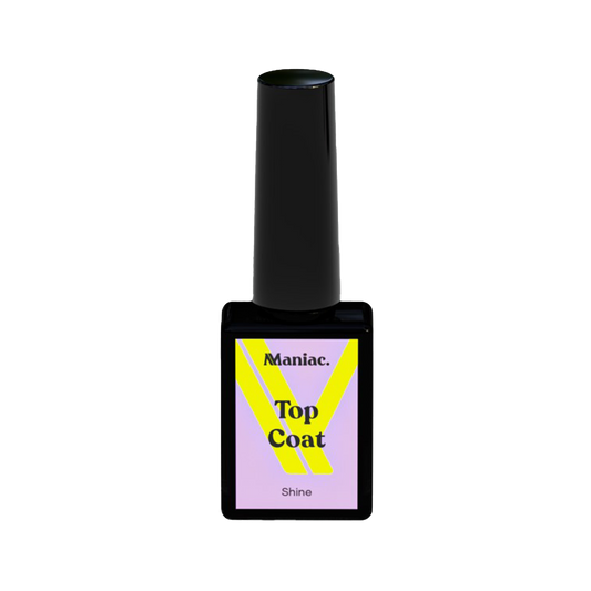 Maniac top coat nagel stickers