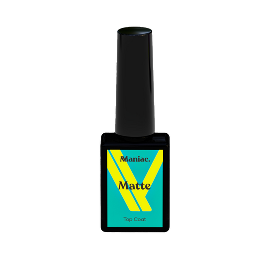 Maniac top coat matte nagel stickers 
