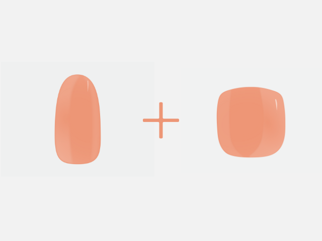 Maniac manicure and pedicure bundle in colour Candy Coral