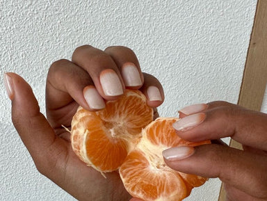 Maniac gellak sticker Sunrise hand op mandarijn