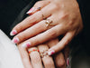 Marshmallow Maniac Nails Aura pink and white Nail Art Manicure Gellak Stickers  rings