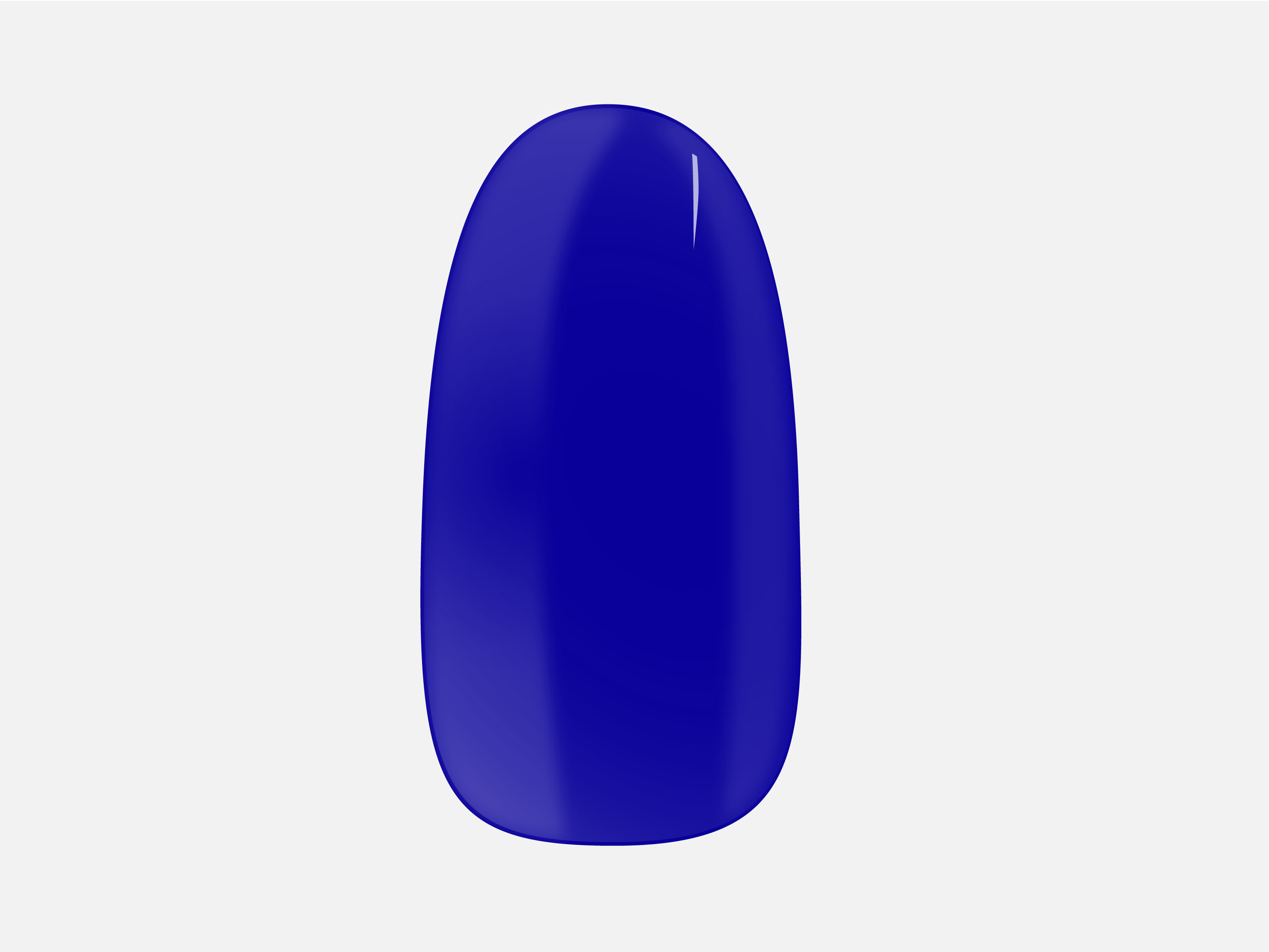 Product foto met de Maxima Blue blauwe nagels van de Maniac gellak sticker collectie