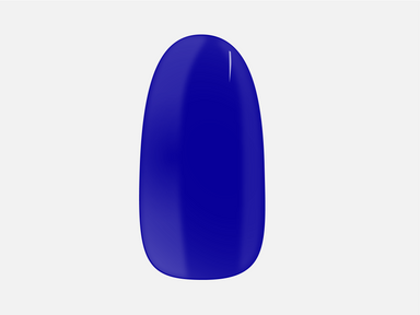 Product foto met de Maxima Blue blauwe nagels van de Maniac gellak sticker collectie