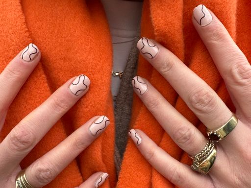 Maze runner Maniac Nails Nail Art Manicure gellak stickers  oranje sjaal