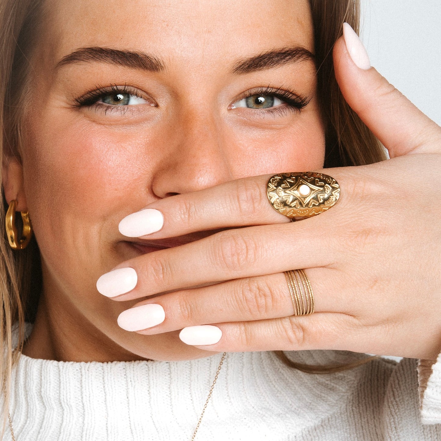 Nicole Neutral Maniac gellak stickers Manicure gold