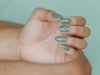 Olivia Green Maniac Nails solid Manicure Green