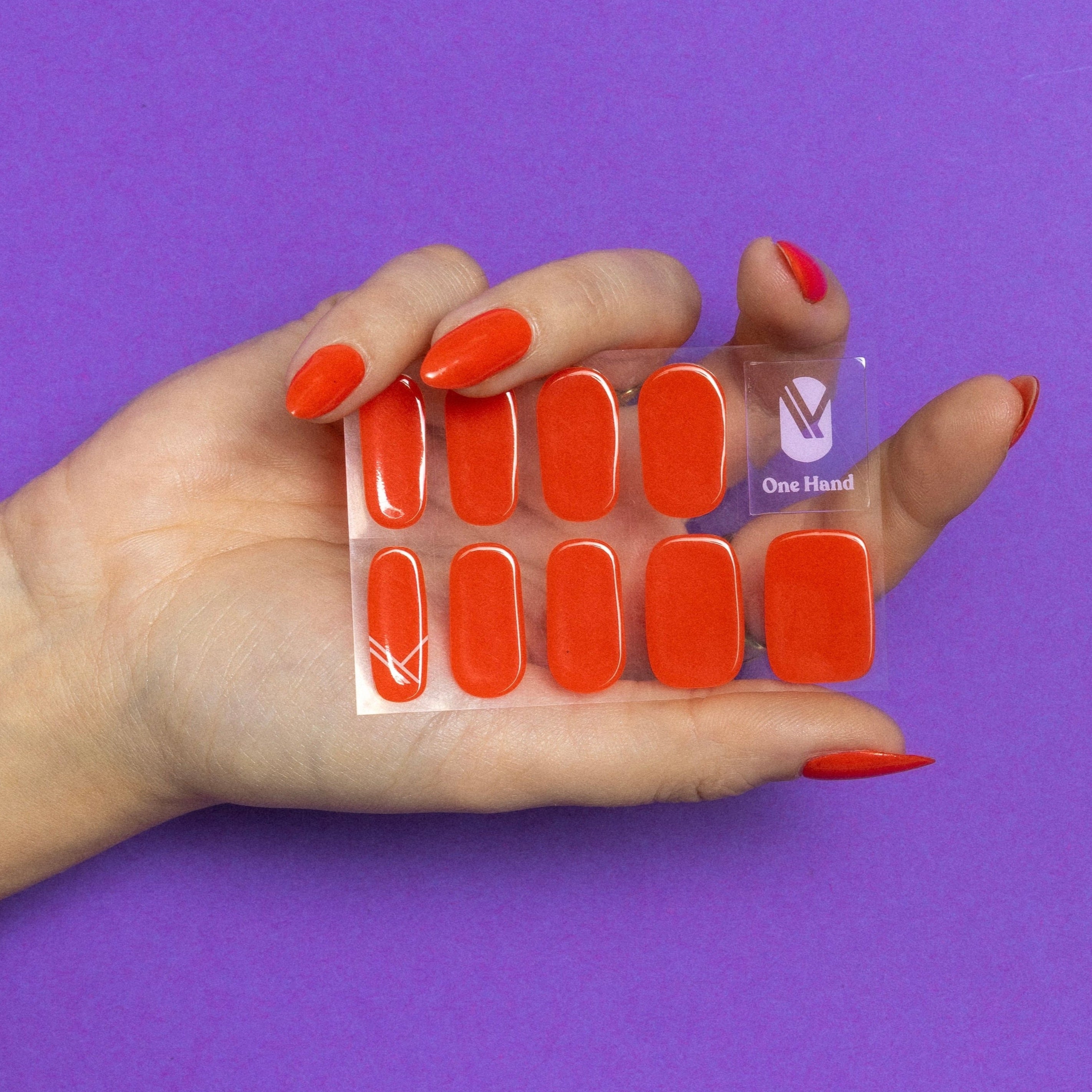 Olympia Orange Maniac Nails gellak stickers Manicure Orange sheet