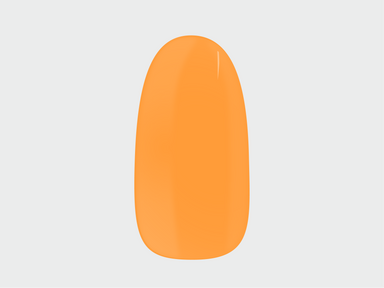 Orange Maniac Gel Polished Nails