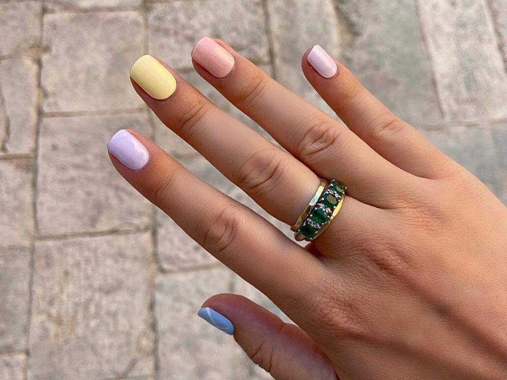 Pastel Rainbow - Mani+Pedi