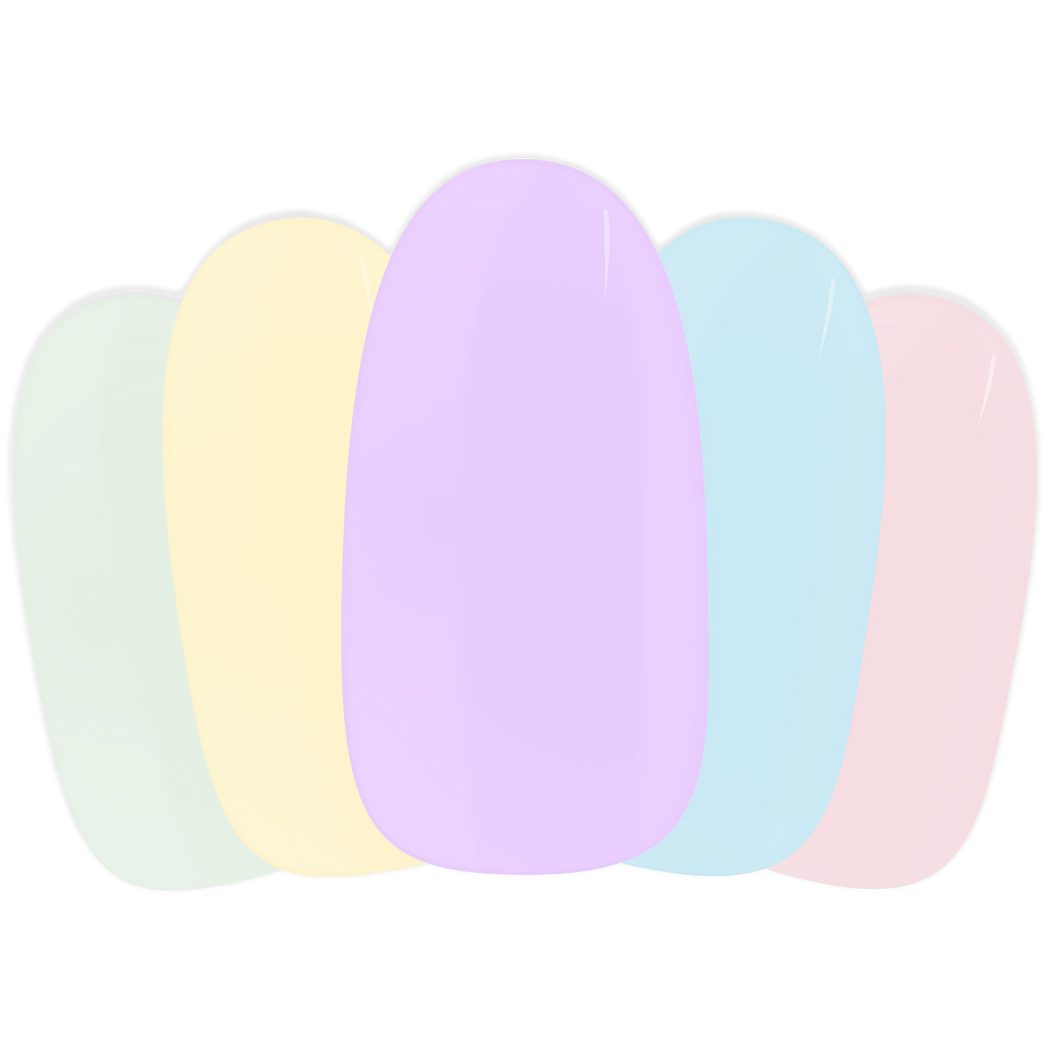 Pastel Rainbow Maniac manicure nail wraps