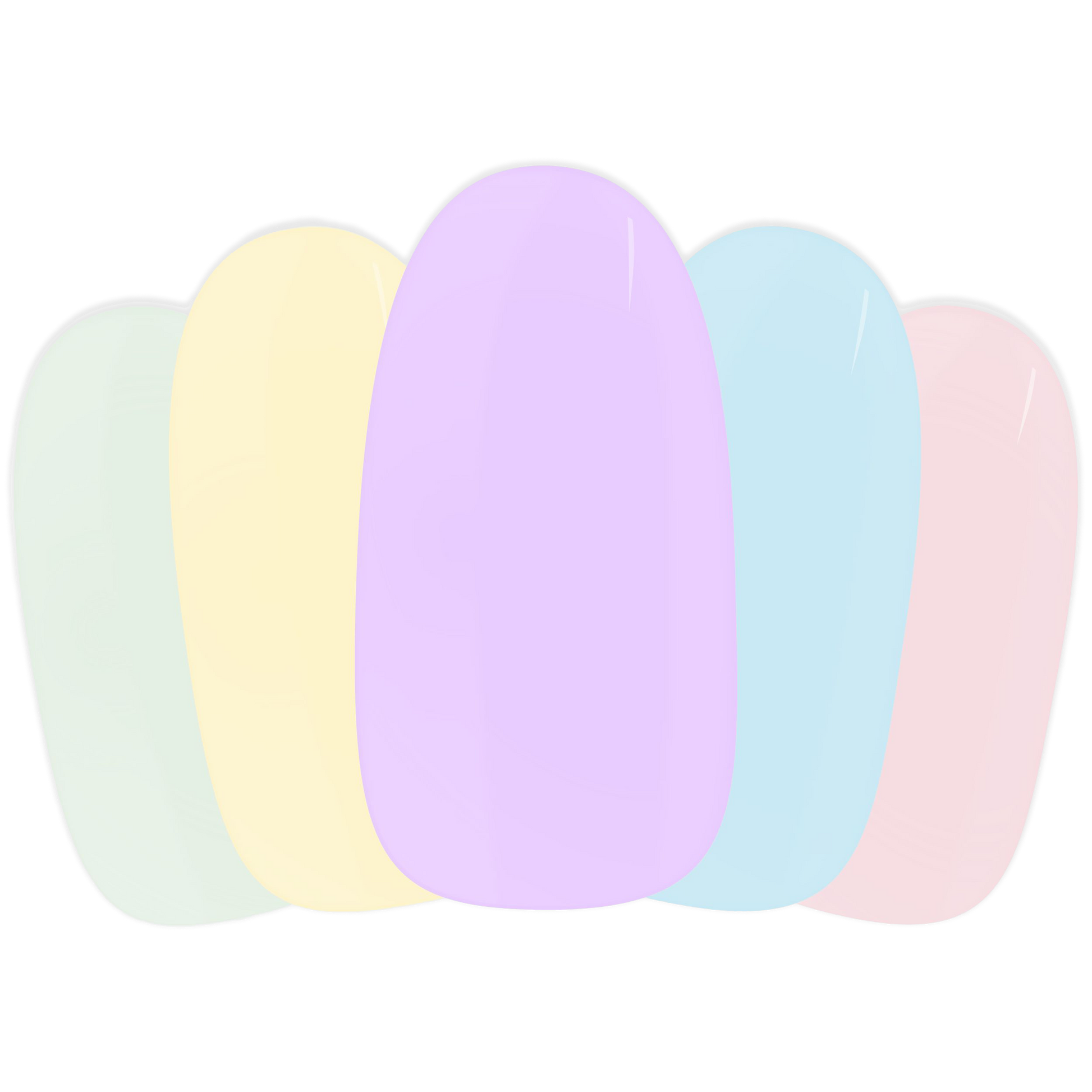 Pastel Rainbow Maniac manicure nail wraps