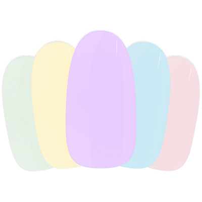 Pastel Rainbow - Maniac gel nail stickers