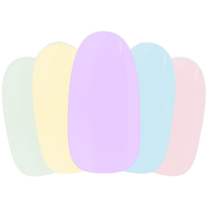 Pastel Rainbow Maniac manicure nail wraps