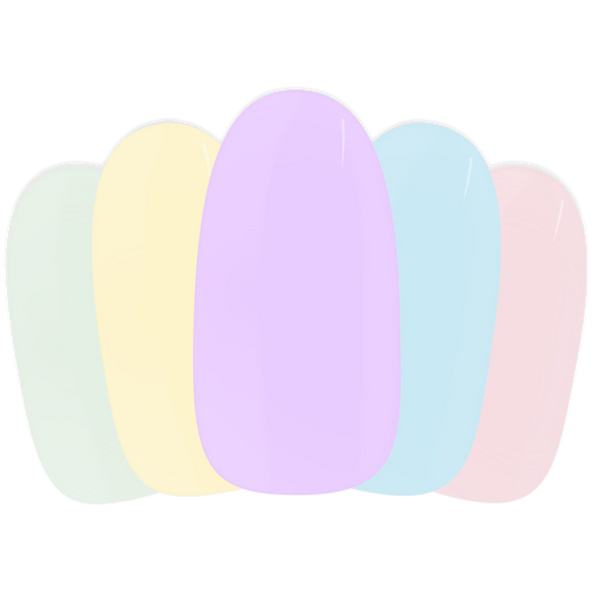 Pastel Rainbow Maniac manicure nail wraps