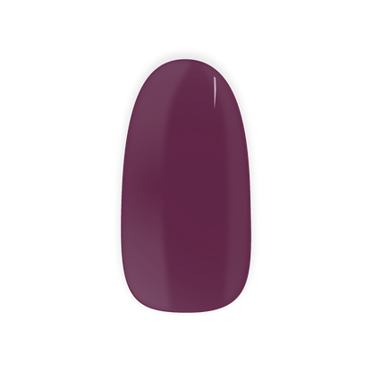Paulette Purple gel nail strips in diep pruimpaars - Maniac Nails
