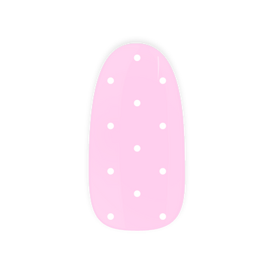 Pink Polka Dots - Maniac gel nail stickers
