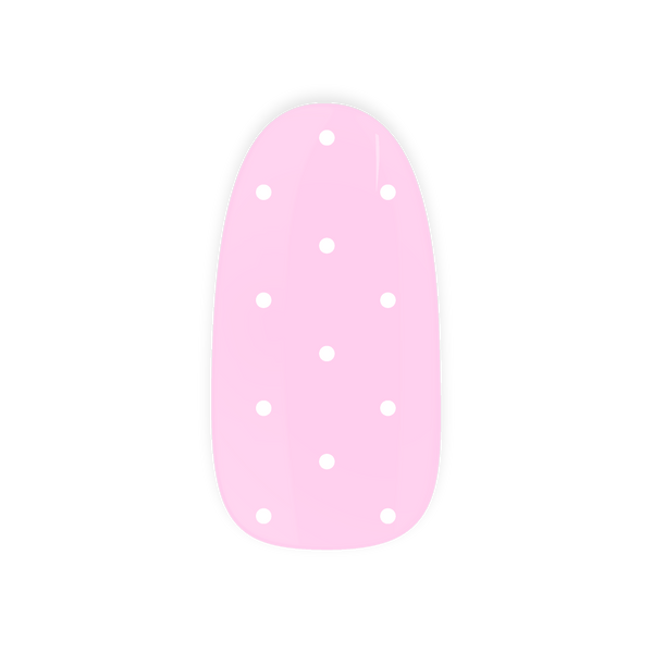 Pink Polka Dots Maniac gellak stickers Manicure Pink Dots