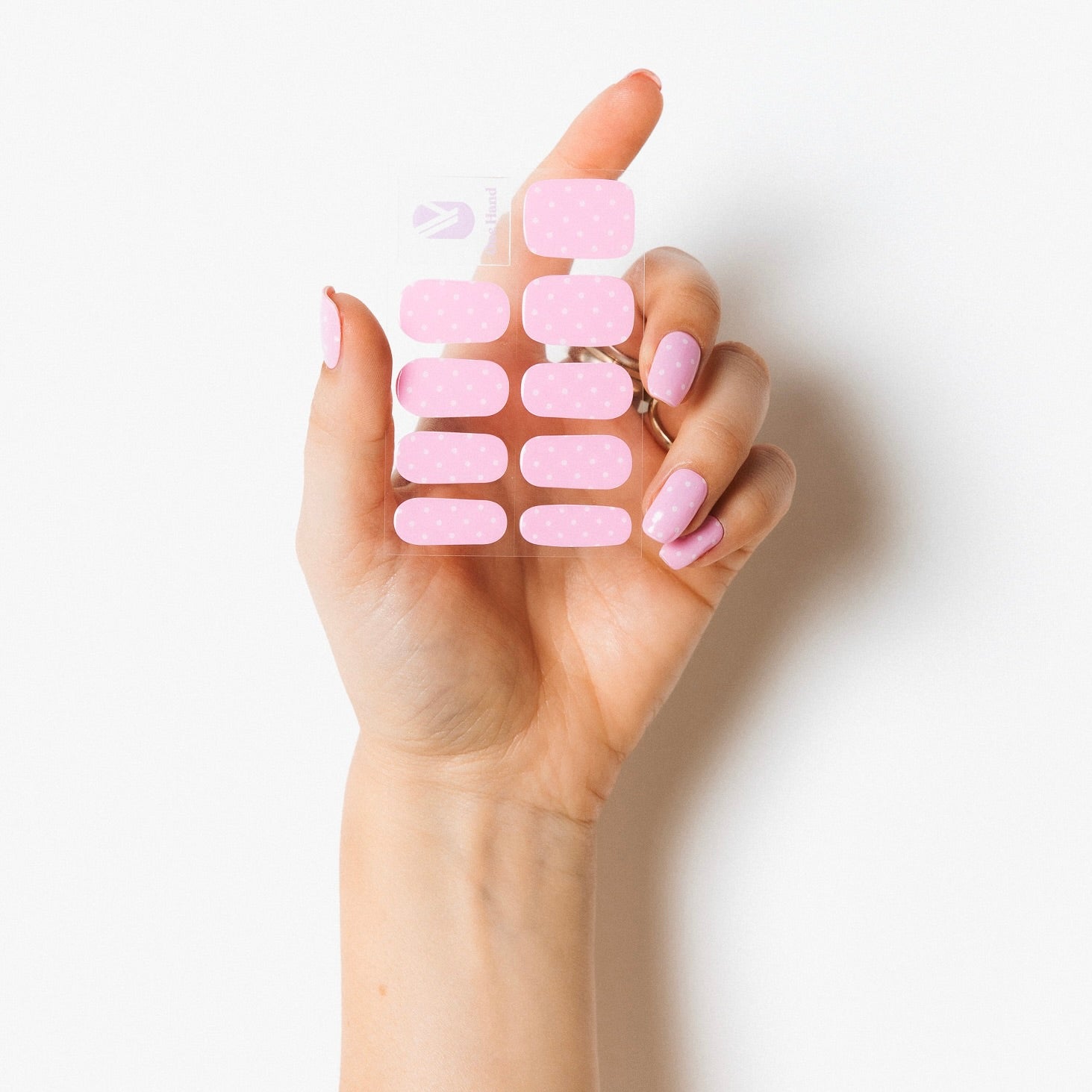 Pink Polka Dots Maniac gellak stickers Manicure Pink Dots sheet