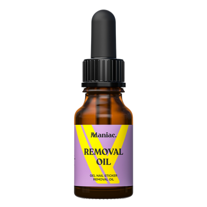 Removal Oil Maniac Nails oil for removing gellak stickers 