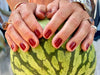Rita Red maniac Nails Gellak Sticker Manicure Pedicure meloen