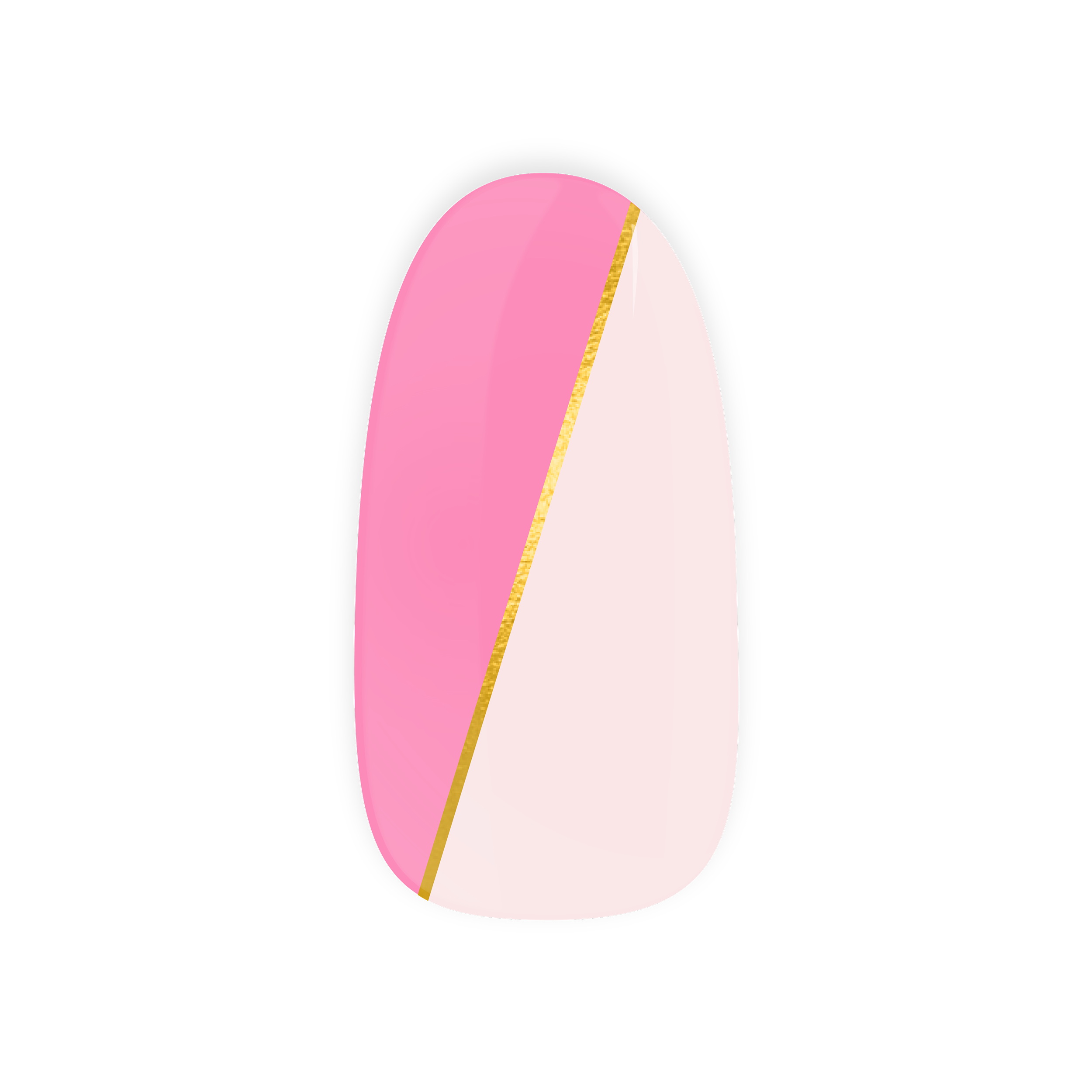 Rose Melt Maniac gellak stickers Manicure pink gold