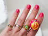 Rosy Red maniac Nails Gellak Sticker Manicure  + Pedicure chupachups lolli