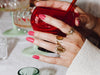 Rosy Red maniac Nails Gellak Sticker Manicure  shoot