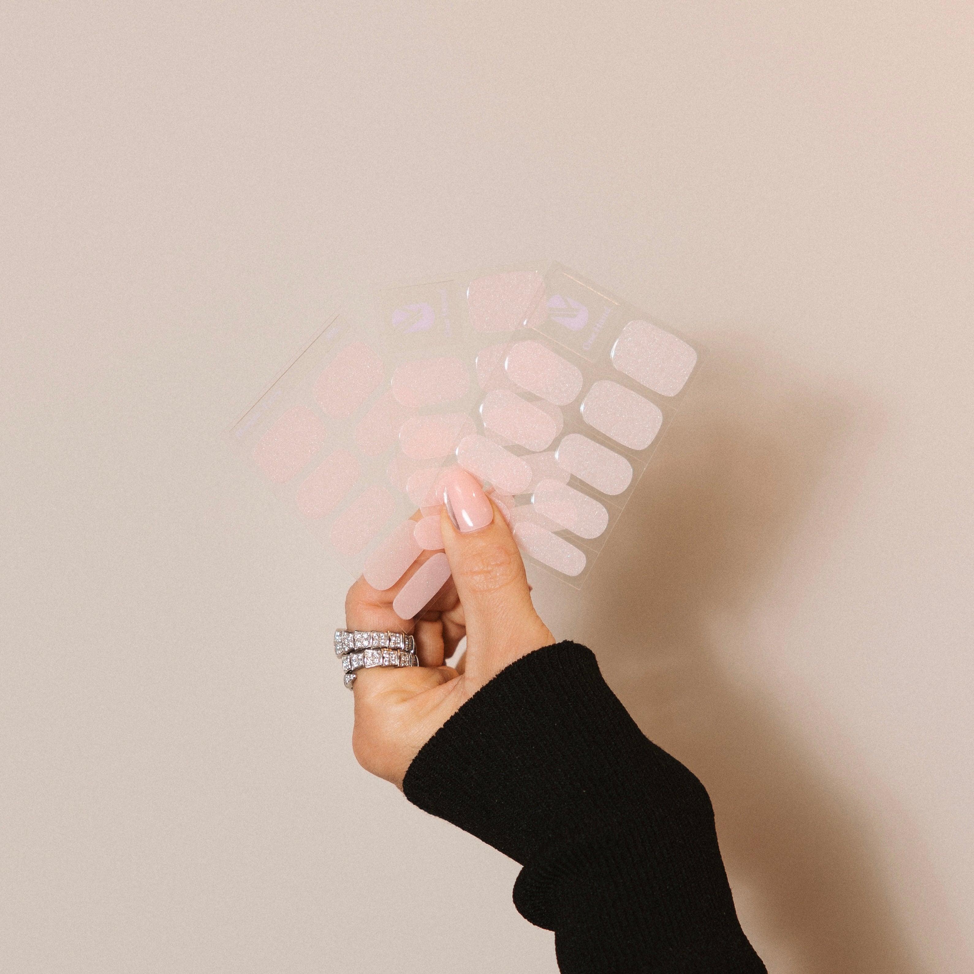 Silver Strike Maniac gellak stickers Manicure glitter sheet