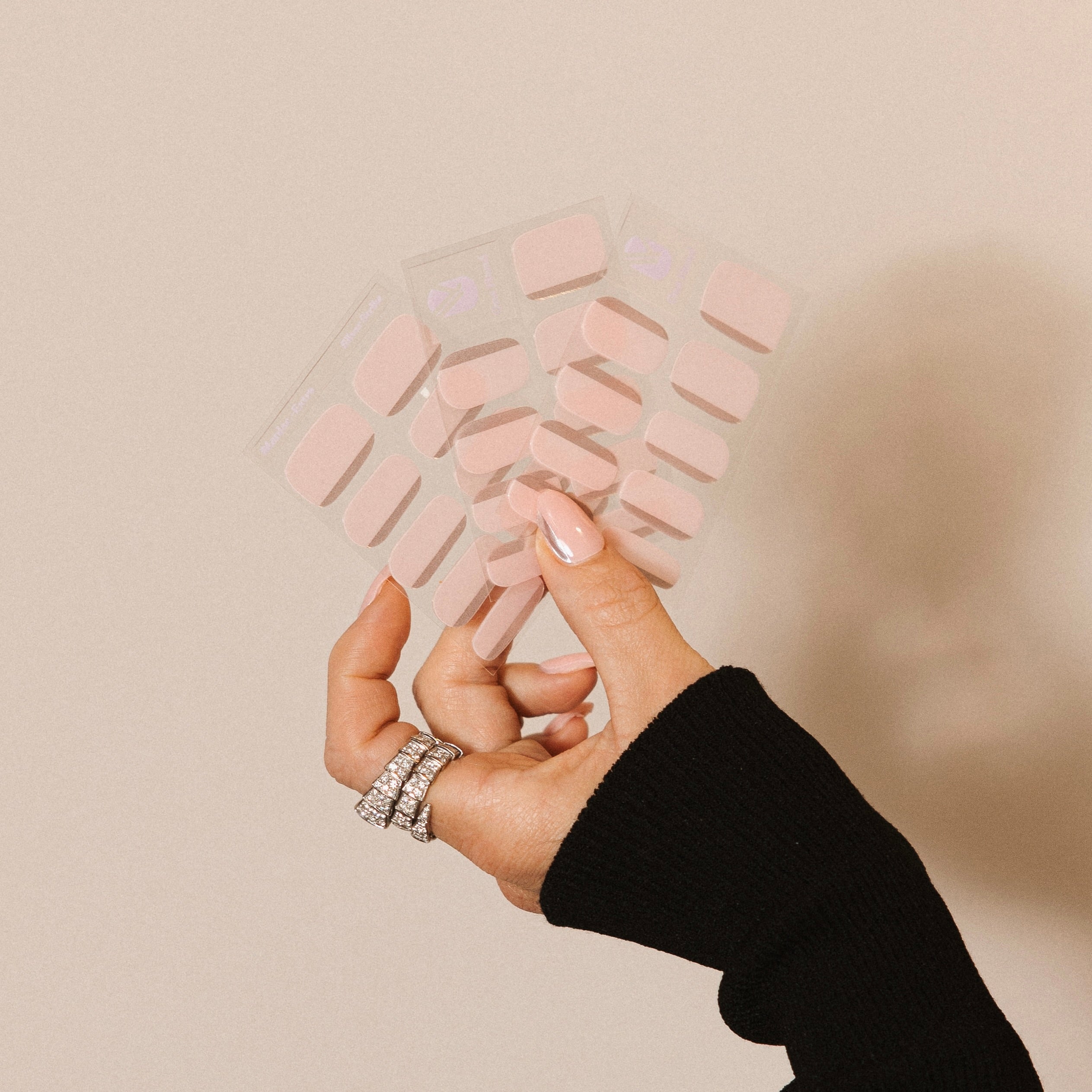 Silver Strike maniac gellak stickers manicure silver sheet