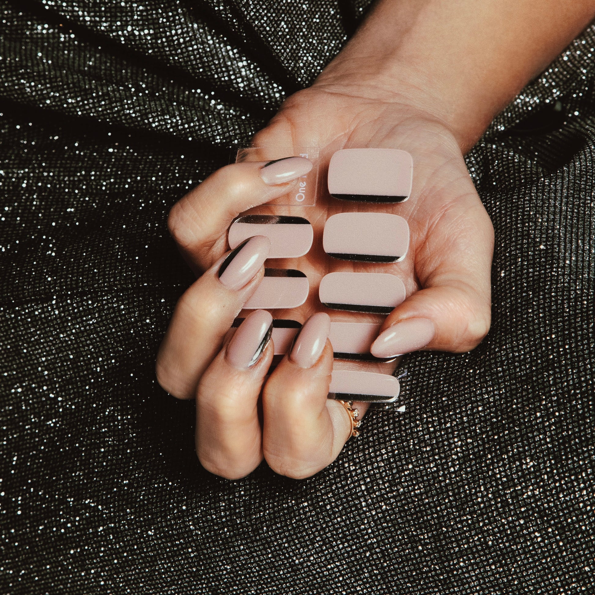 Silver Strike maniac gellak stickers manicure silver sheet