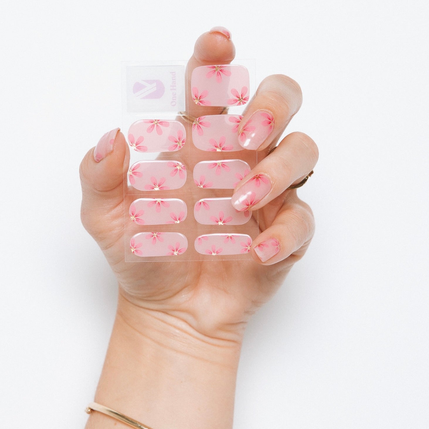 Soft Garden Maniac gellak stickers Manicure Pink sheet