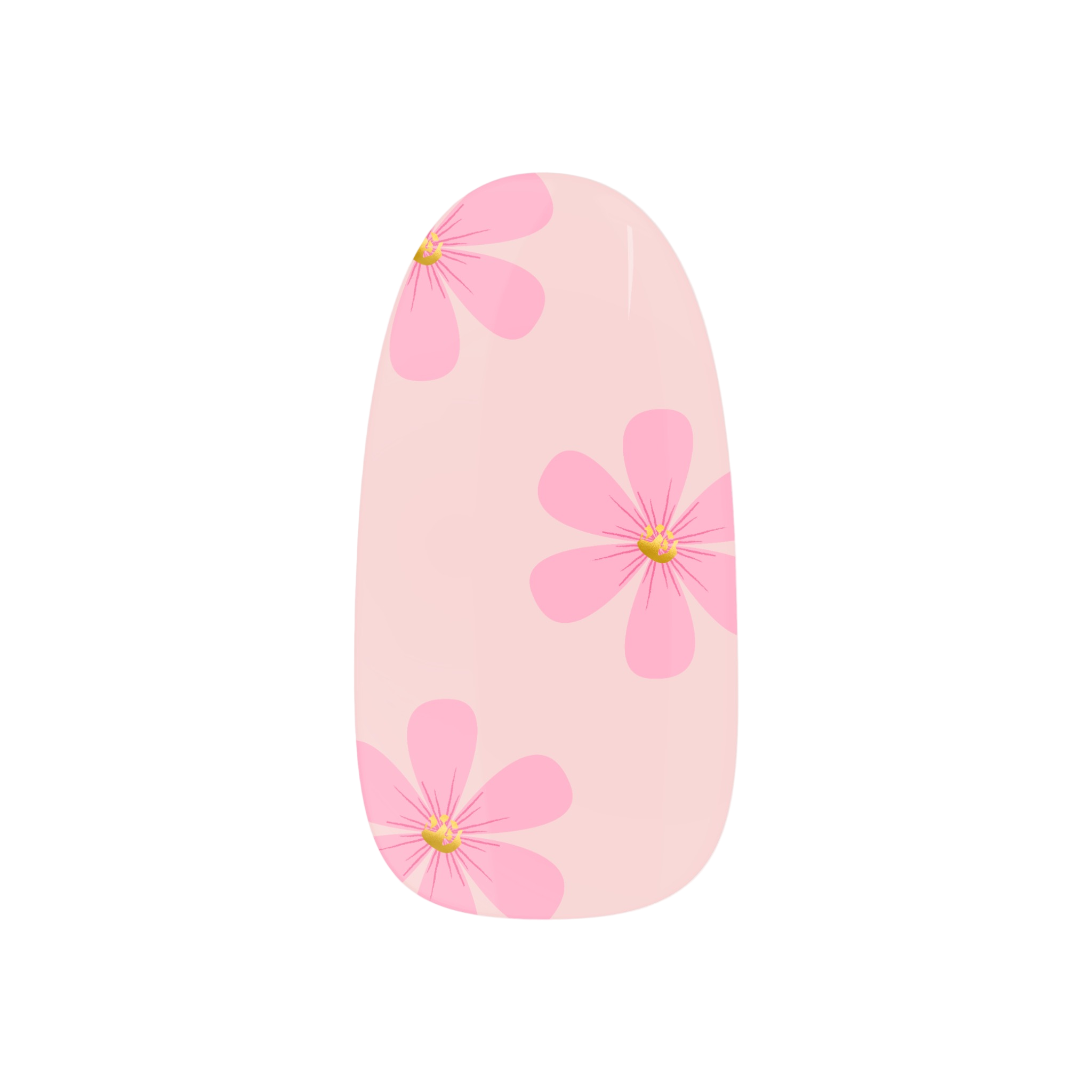 Soft Garden Maniac gellak stickers Manicure Pink