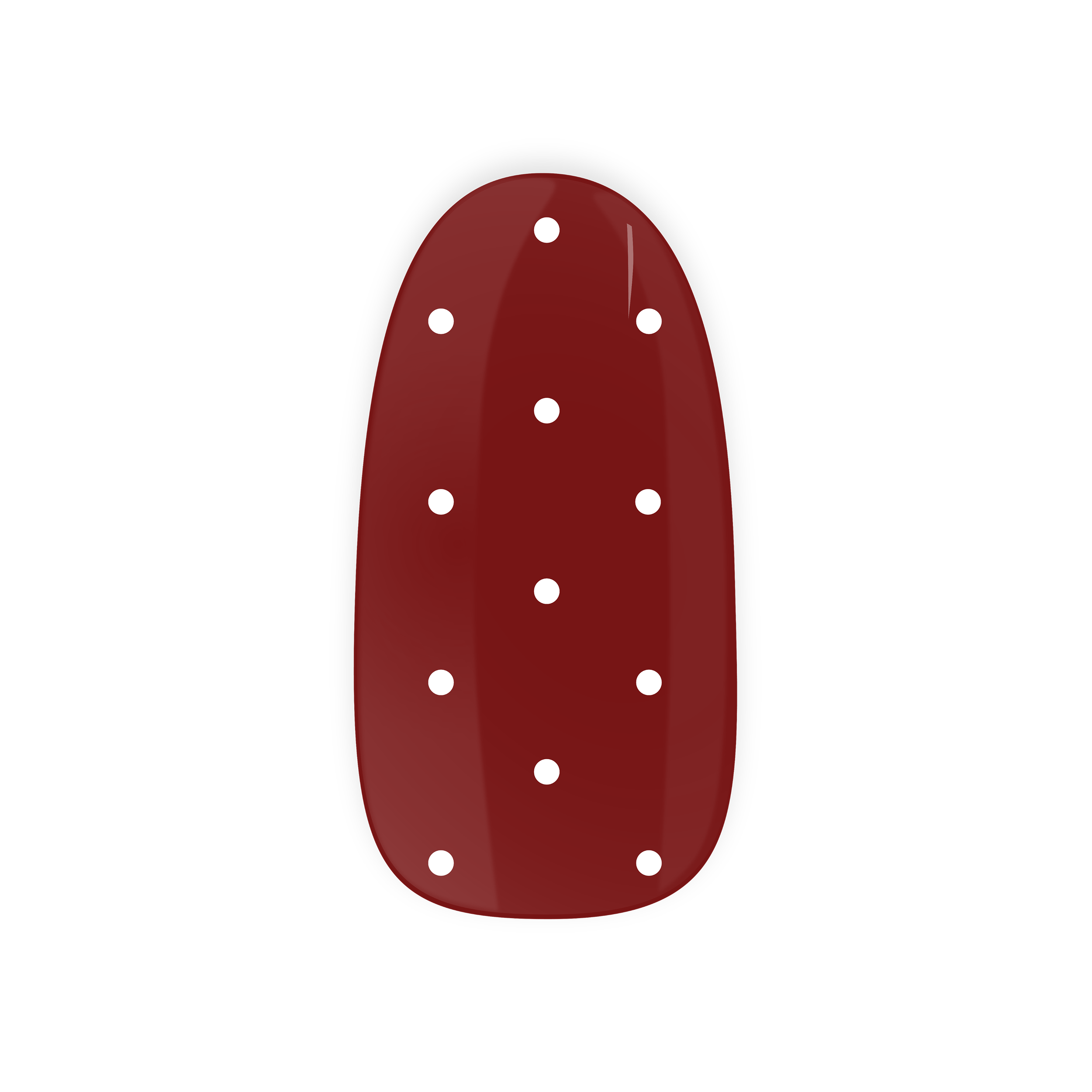Spotted Red Maniac nail gellak stickers Manicure dots Red