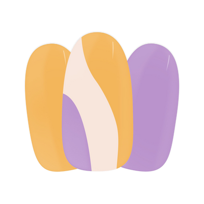 Summer swirl maniac nails gelstickers