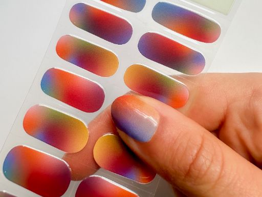 Sunset Lover Maniac Nails Colorful Nail Art Gellak Sticker Manicure sheet