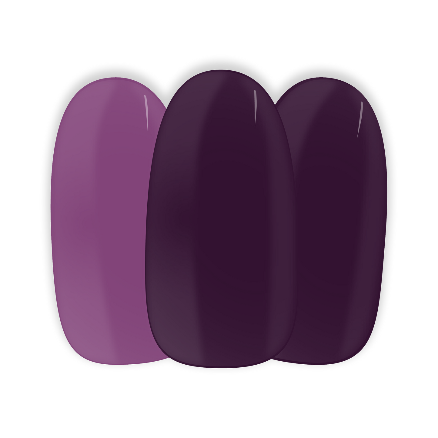 Twice as nice maniac nails gelstickers purple