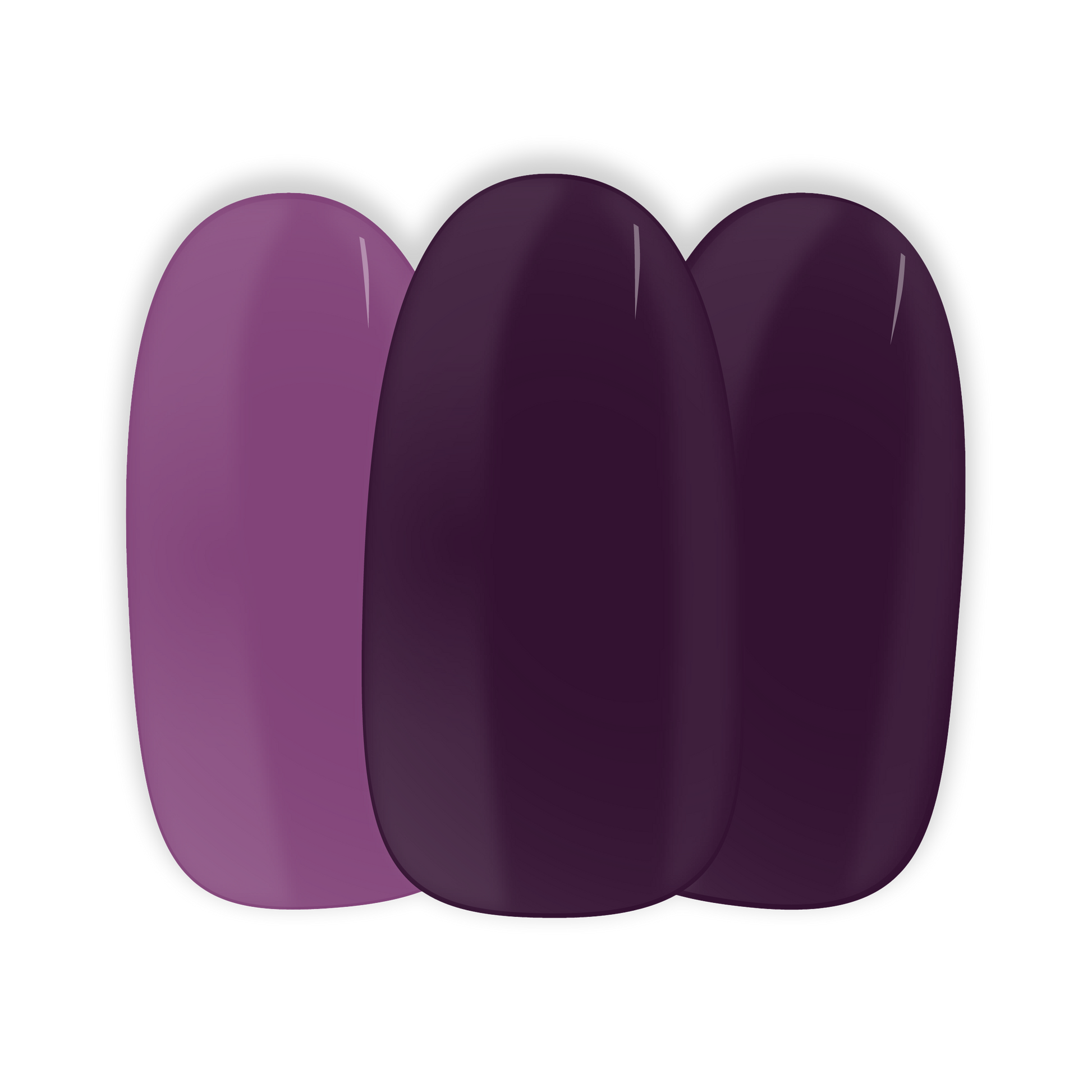 Twice as nice maniac nails gelstickers purple